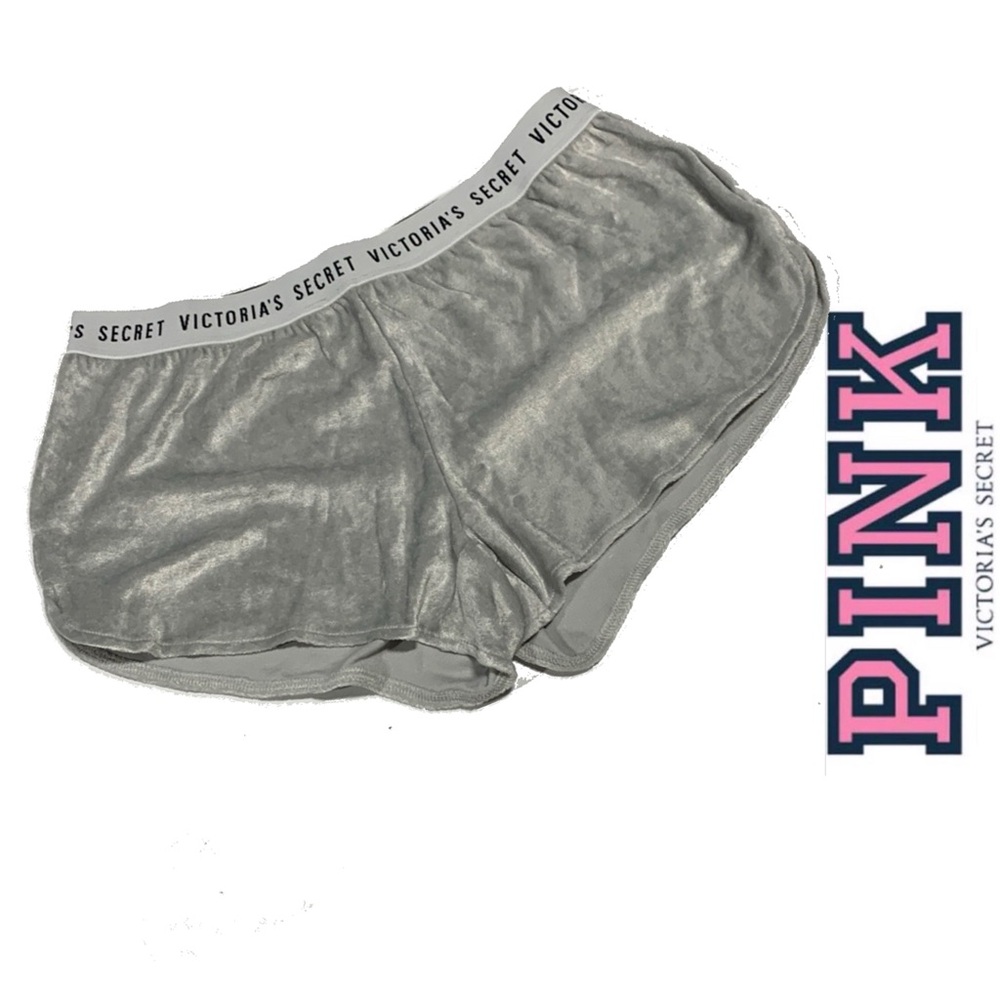 Victoria's Secret‎ Silver Velvet Lounge Shorts 6038